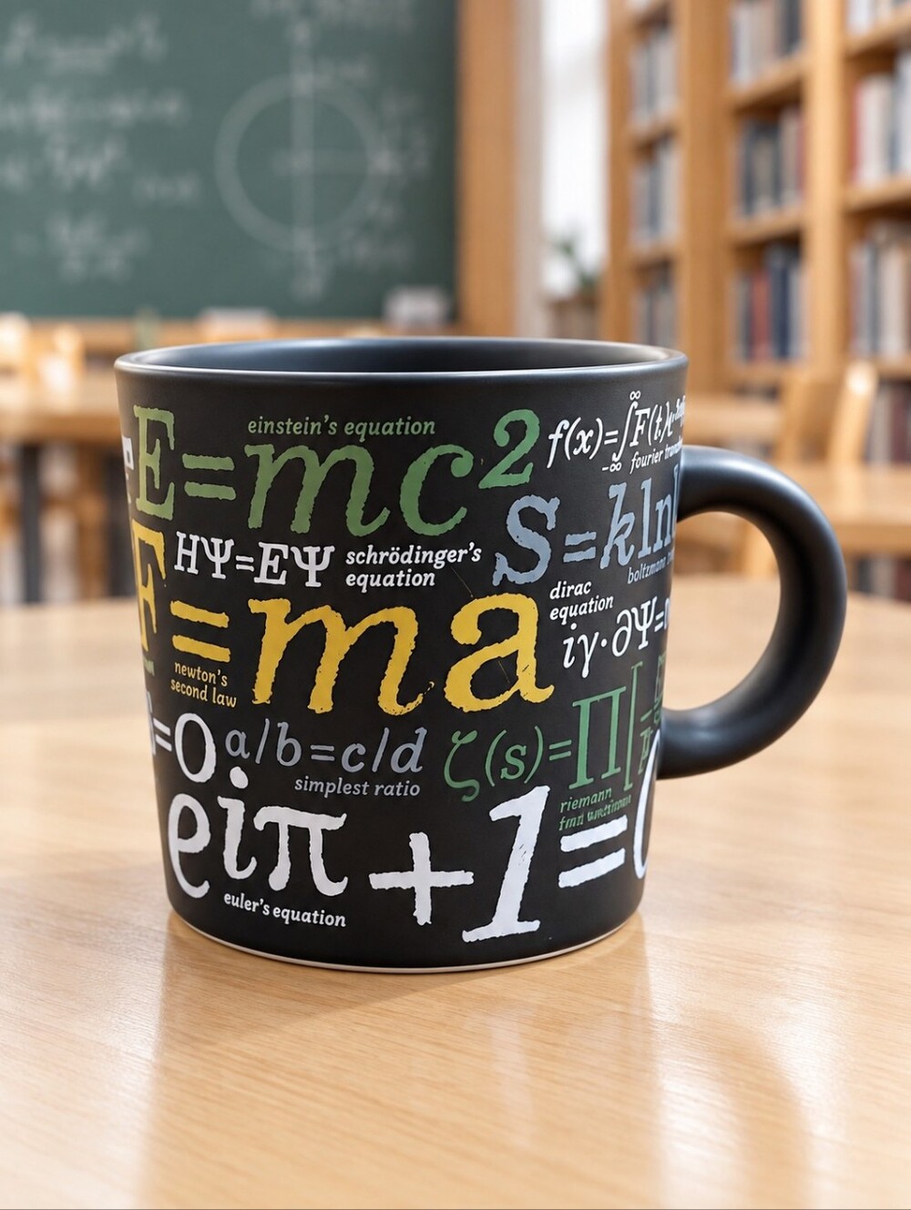 Unemployed Philosophers Guild Math Mug Formulas Black 14 Oz 2015